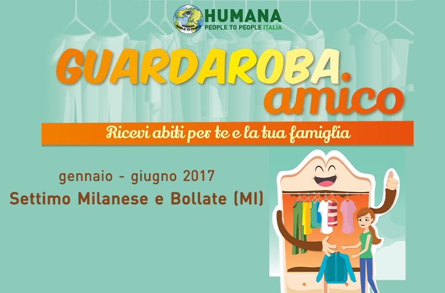 Guardaroba Amico: HUMANA sul territorio italiano